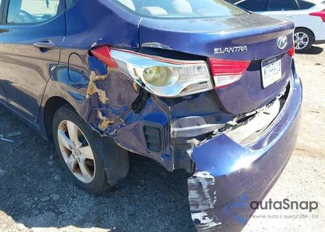 2012 Hyundai Elantra Gls from USA, damaged, VIN 5NPDH4AEXCH113991